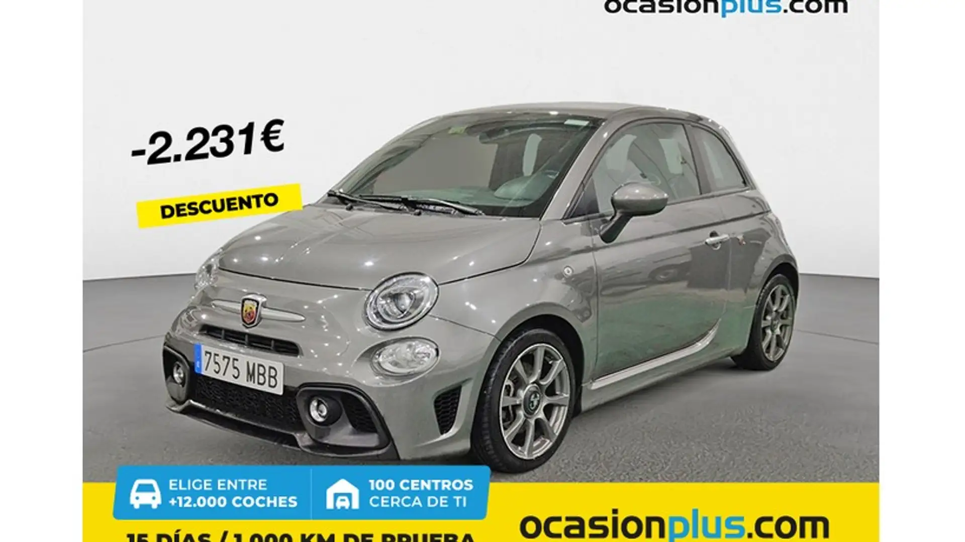 Abarth 595 1.4T JET TURISMO 160 Gris - 1