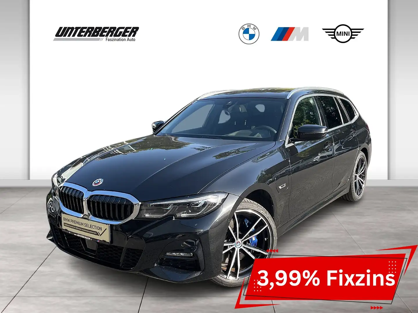 BMW 330 e xDrive M-Sportpaket // Hifi // Head-Up // Komfor Schwarz - 1