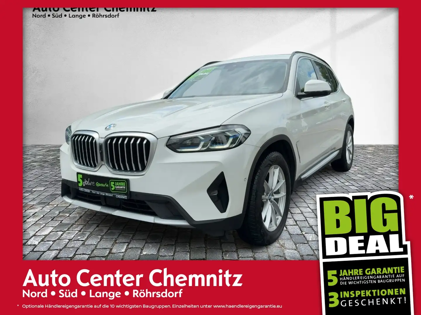 BMW X3 xDrive 20 d Laser/Navi/HuD/Pano/VC/Kamera White - 1