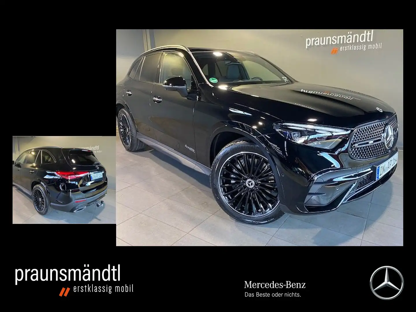 Mercedes-Benz GLC 300 d 4M AMG Night Pano/Dist/20/Tot/AHK/360° Schwarz - 1
