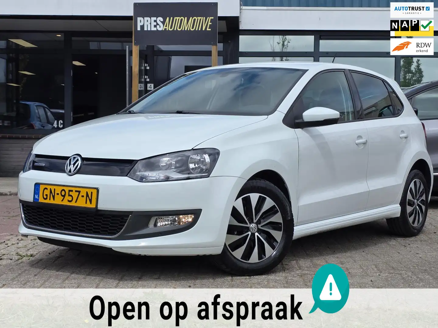 Volkswagen Polo 1.0 BlueMotion Edition Wit - 1