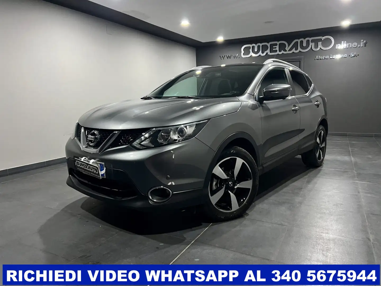 Nissan Qashqai 1.6 dCi 2WD XTronic Autom / Navi / Tetto / Retroc. Grigio - 2