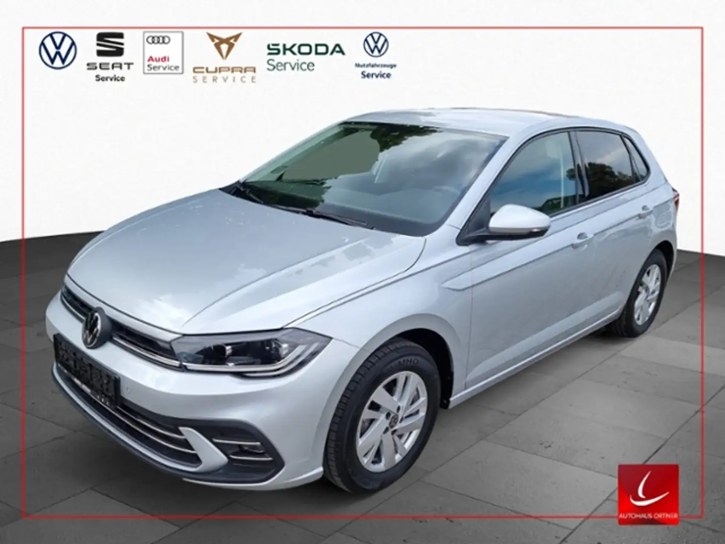 Volkswagen Polo 1.0 TSI STYLE IQ.DRIVE IQ.LIGHT LED KLIMA ACC APP Argent - 1