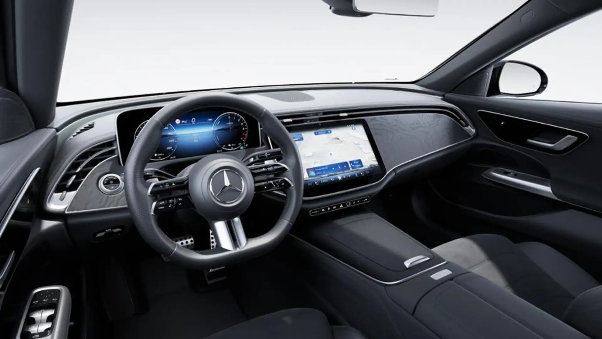 Mercedes-Benz E 300 de 4M T AMG/LED/AHK/DISTRONIC/PanoD/Keyless Weiß - 2