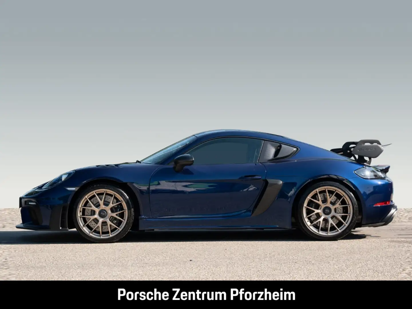 Porsche Cayman 718 GT4 RS Sportabgasanlage Überrollkäfig Blau - 2