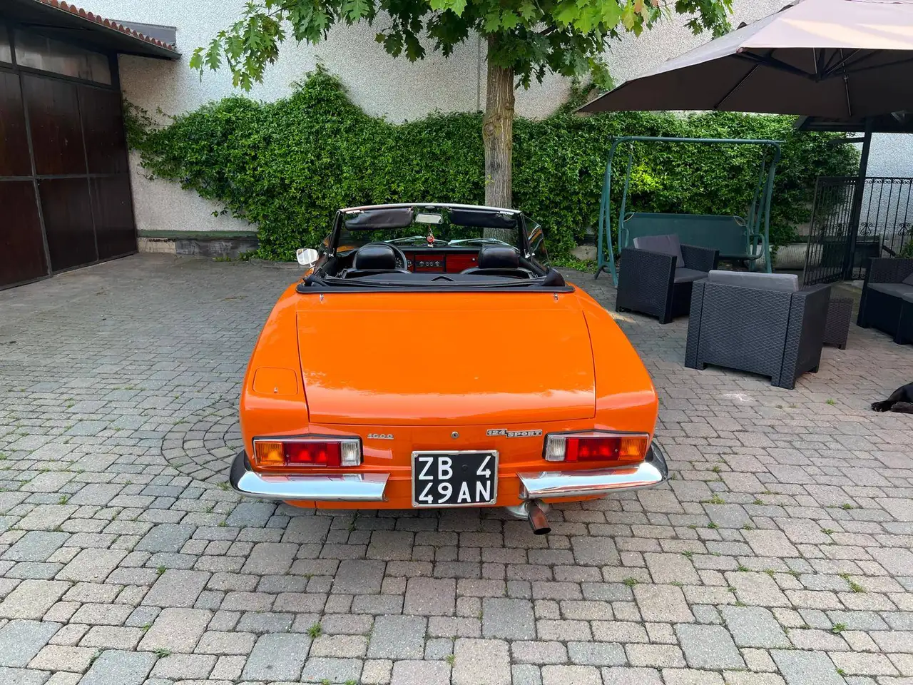 Fiat 124 Spider 1600 certificata ASI, foto 2