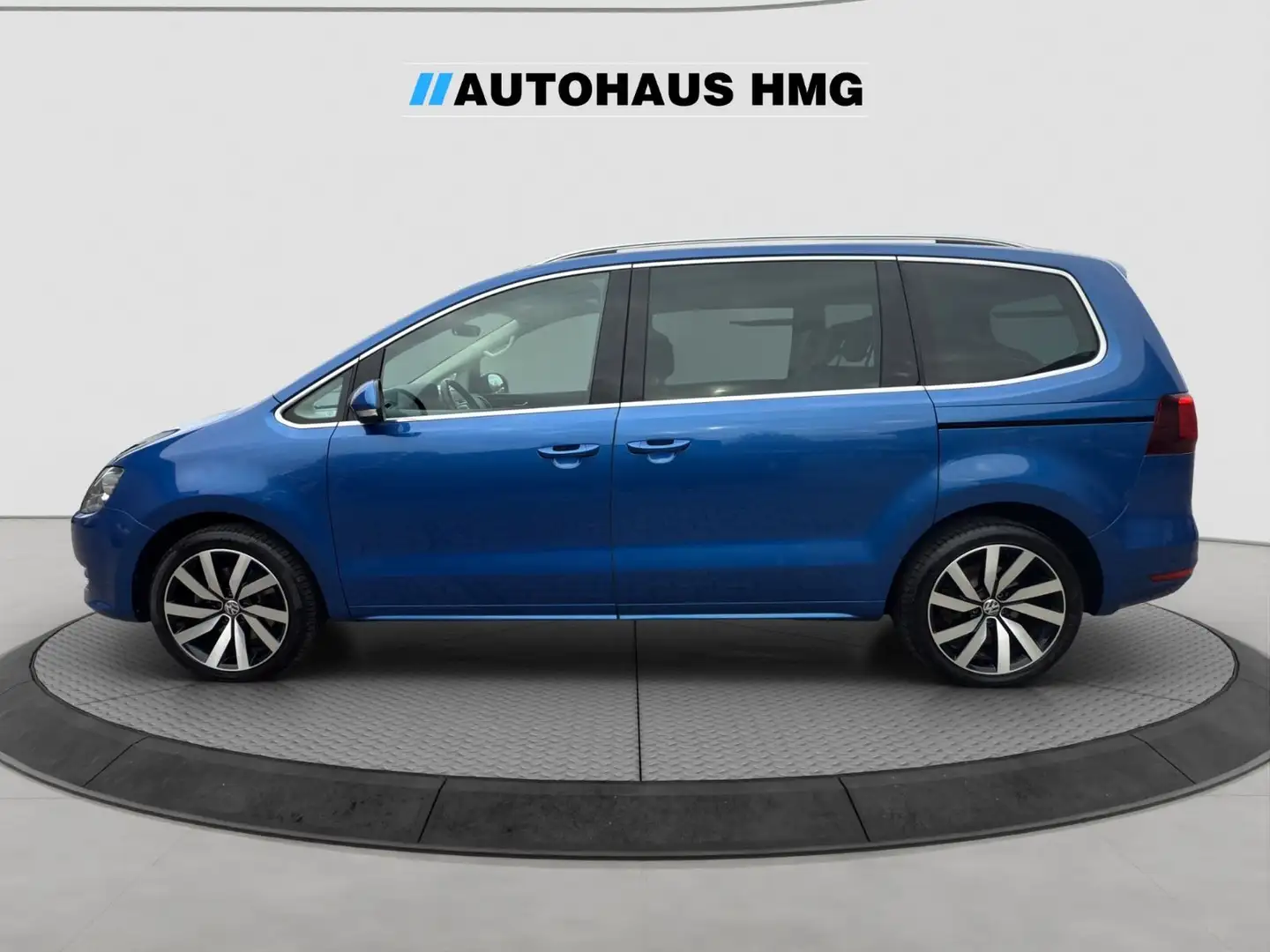 Volkswagen Sharan Highline BMT *PANO*STANDHZ*LEDER*AHK*ACC* Blau - 2