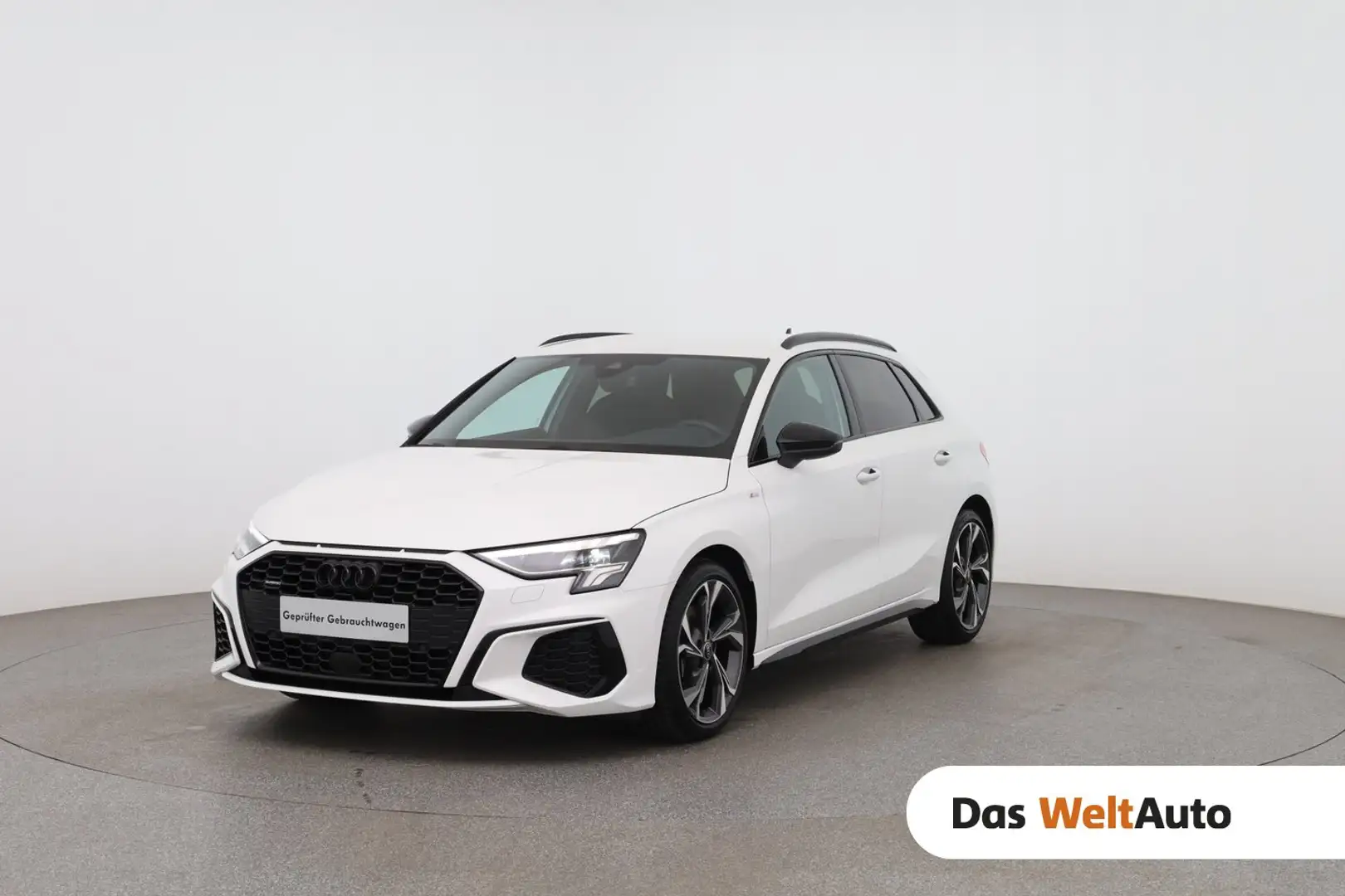 Audi A3 40 TDI quattro S line ext Blanc - 1