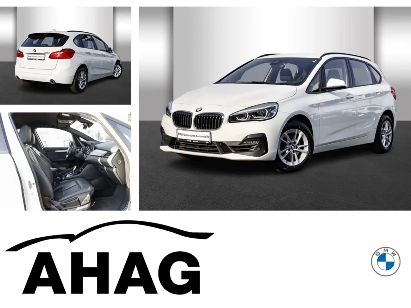 BMW 220 i Active Tourer Steptronic DCT Advantage PDC Weiß - 1