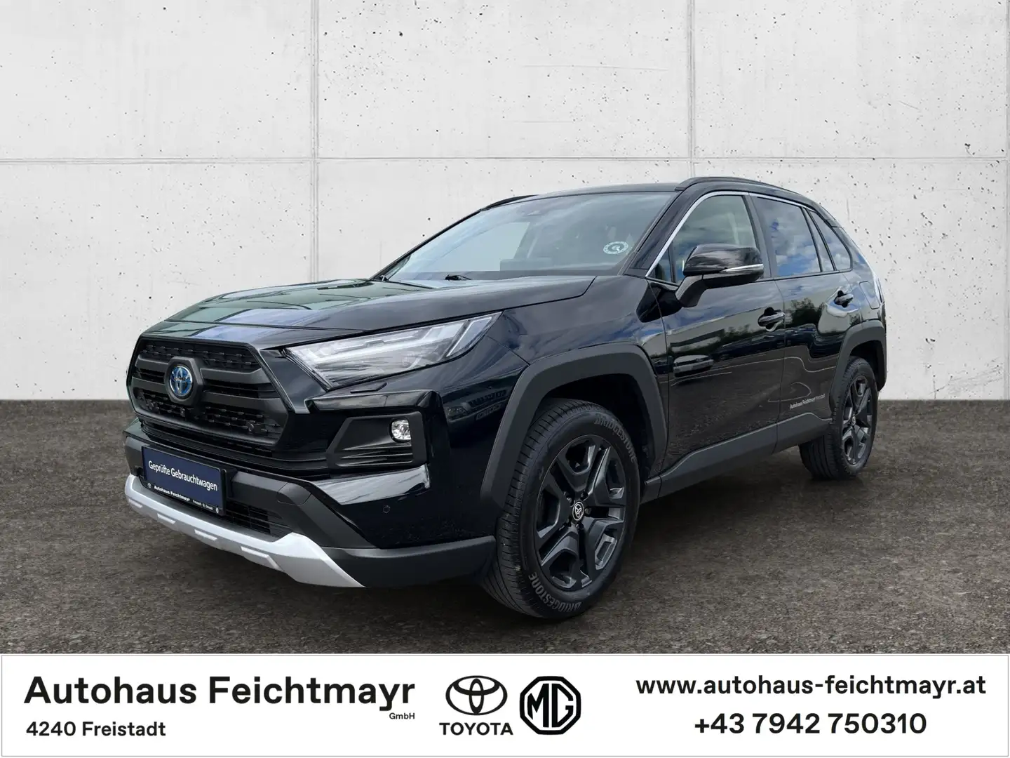Toyota RAV 4 2,5 HSD AWD Adventure 5t. Schwarz - 1