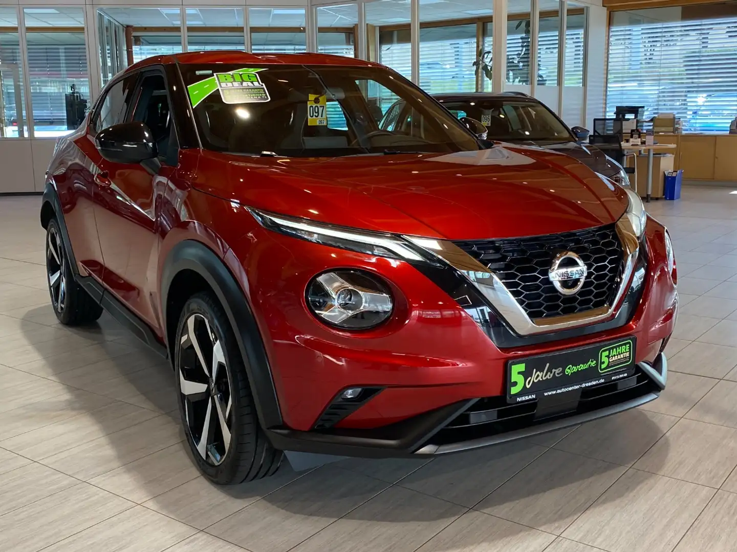 Nissan Juke 1.0 DIG-T  Tekna ACC LED Navi PDC Kamera Roşu - 2