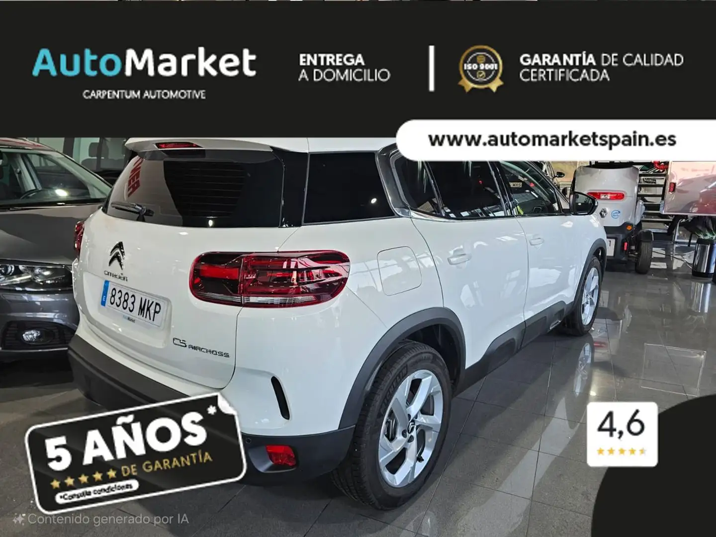Citroen C5 Aircross PureTech 130cv Blanco - 2