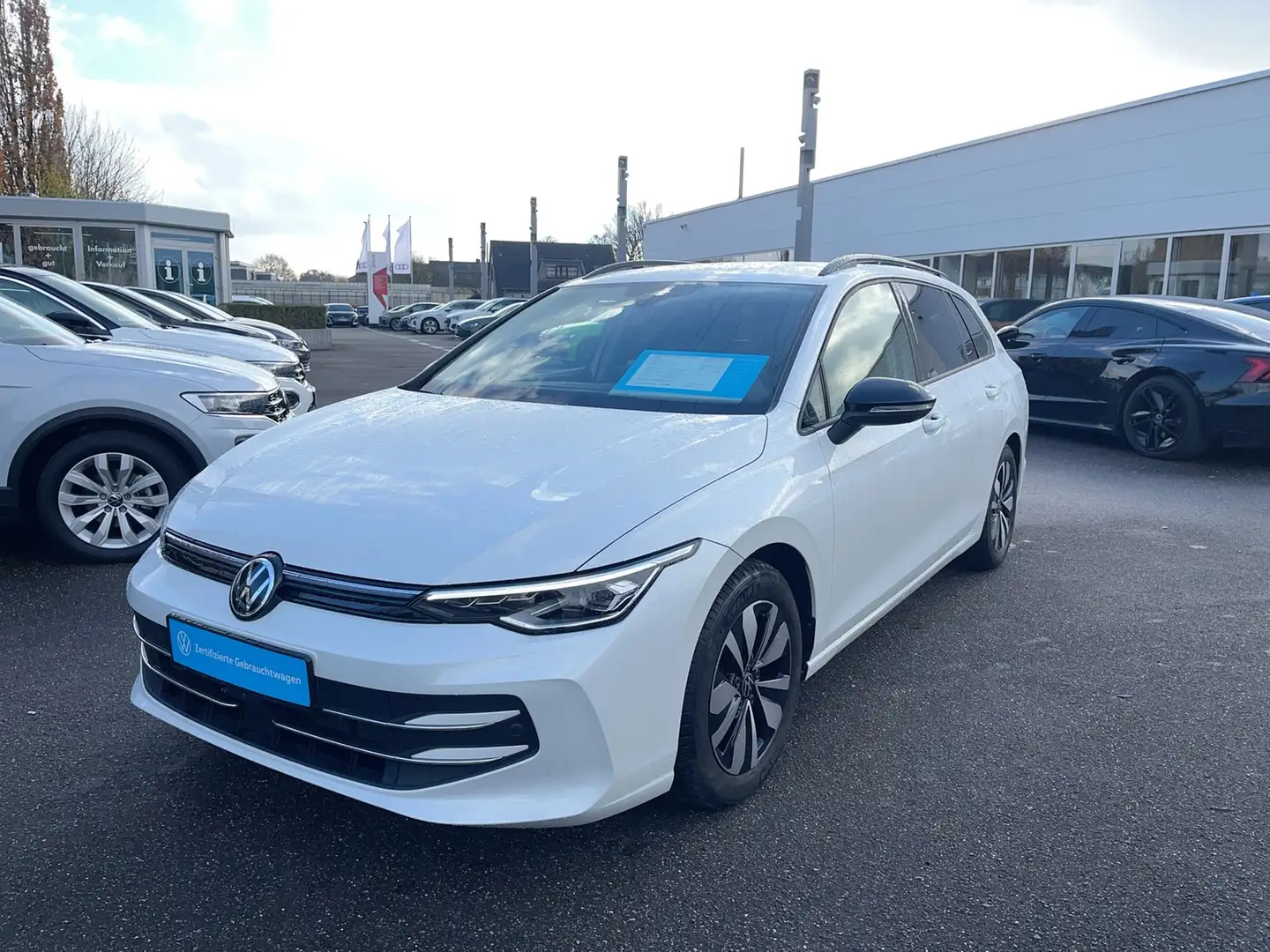 Volkswagen Golf VIII Variant 1.5 TSI DSG GOAL Navi AHK 360° Weiß - 1