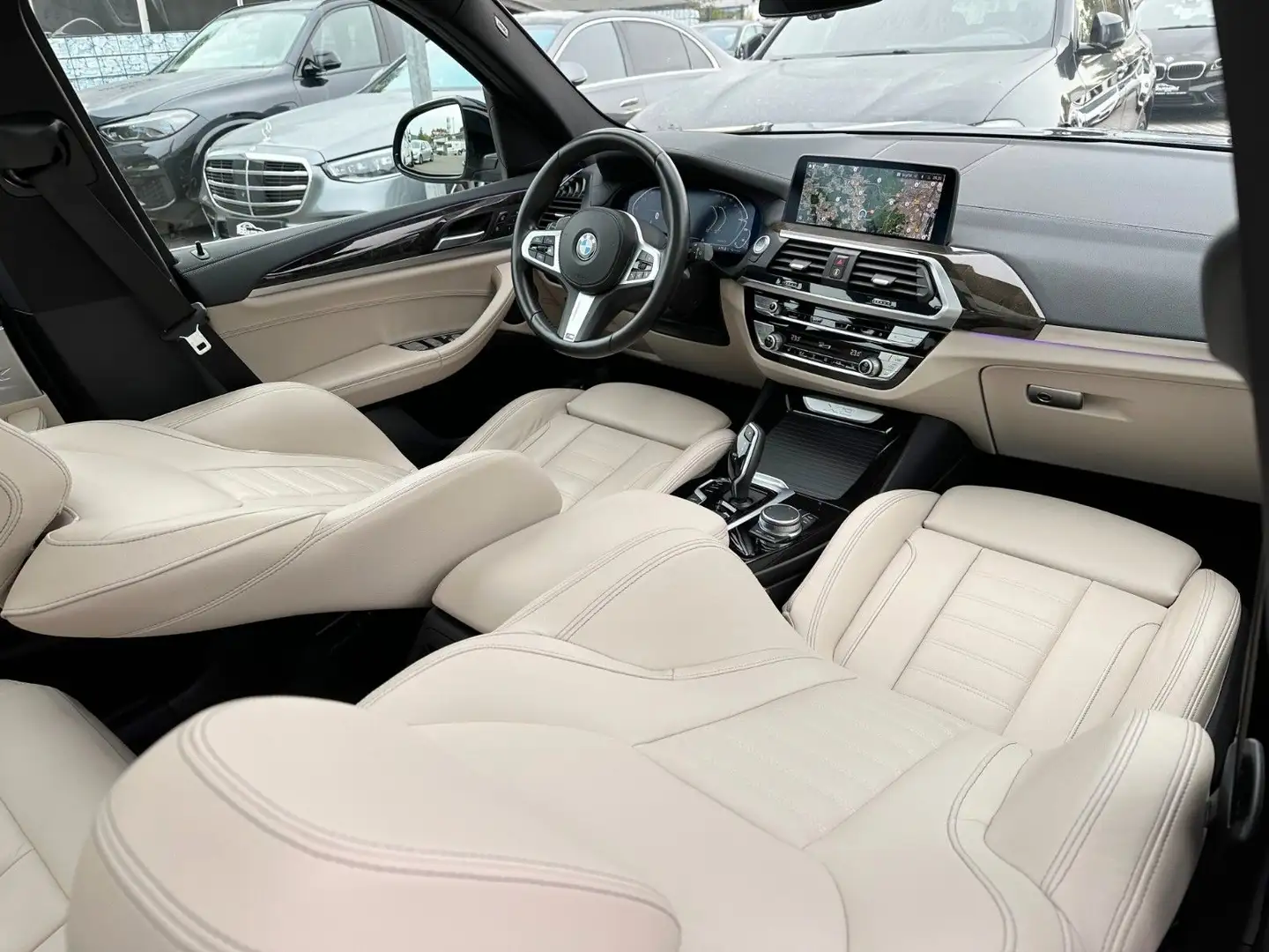 BMW X3 xDr30e M Sport PANO*ACC*HiFi*AHK*Kamera*Leder Blau - 1
