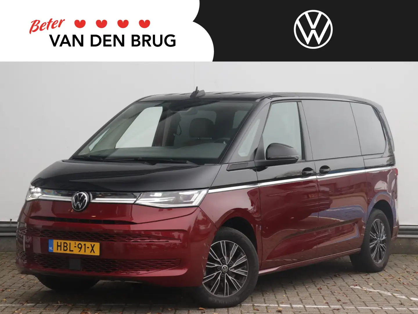 Volkswagen T7 Multivan 1.4 eHybrid L1H1 Style | 7-persoons | Elektrische Rood - 1