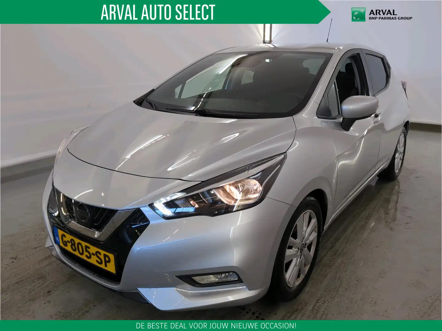 Nissan Micra 1.0 IG-T 101pk N-Connecta Connect Pack | Navi | Ap Grigio - 1