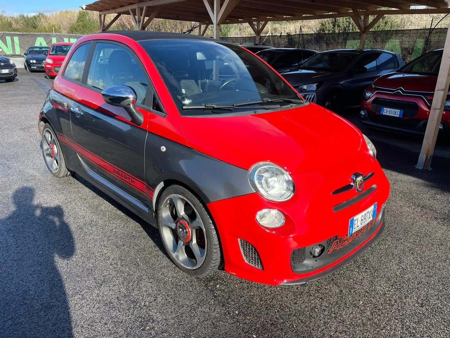 Abarth 500C 500C/595C 1.4 16v t. t-jet 135cv Rouge - 1