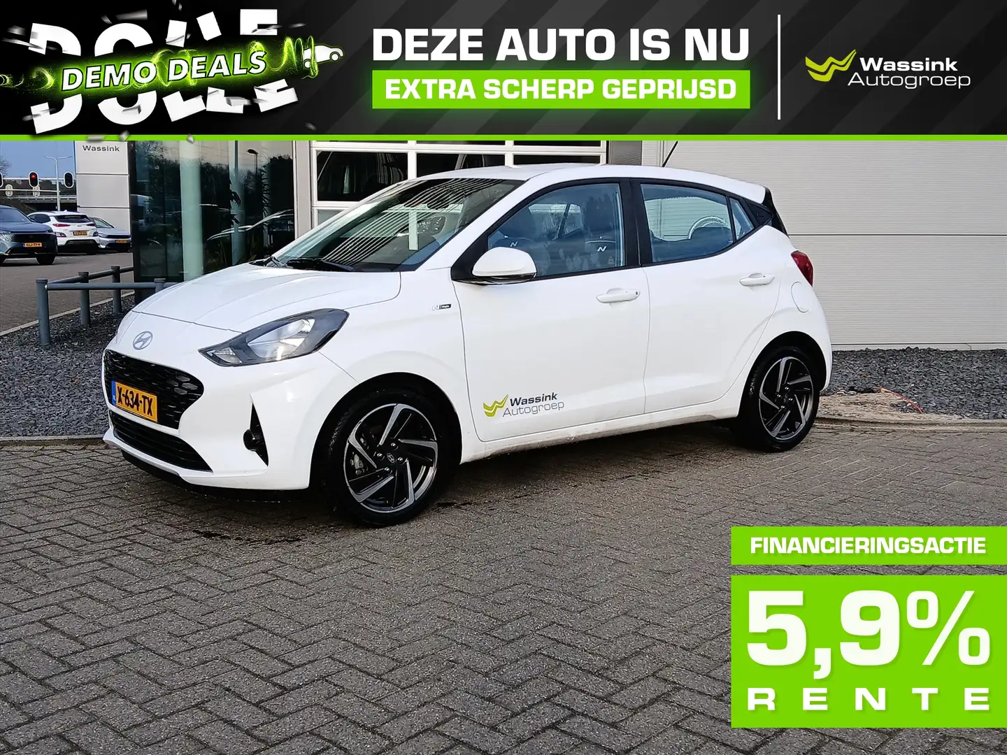 Hyundai i10 1.0i 67pk | Lederen N-Style bekleding | 16 inch Li Wit - 1