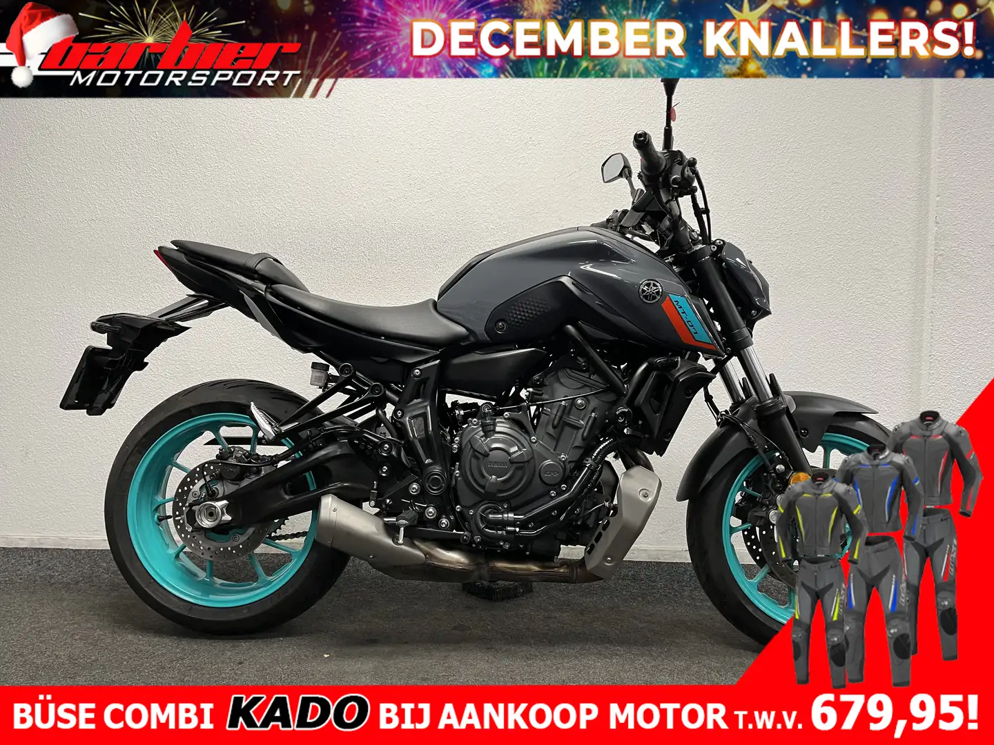Yamaha MT-07 ABS Bleu - 1