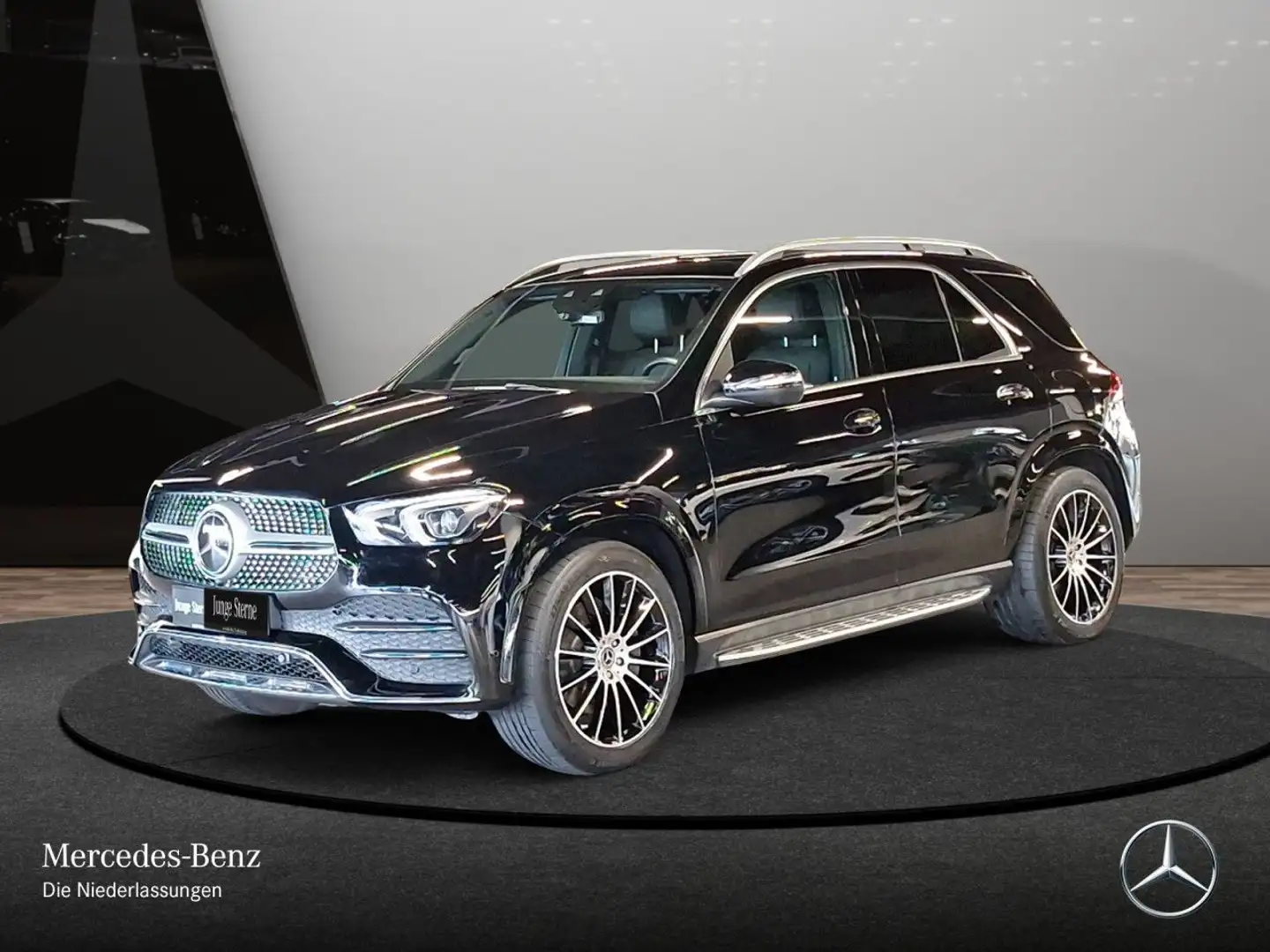 Mercedes-Benz GLE 350 e 4M AMG+PANO+360+LED+FAHRASS+21"+9G Schwarz - 2