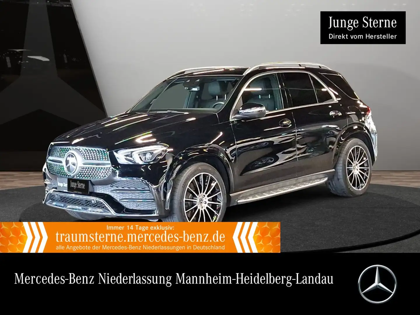 Mercedes-Benz GLE 350 e 4M AMG+PANO+360+LED+FAHRASS+21"+9G Schwarz - 1