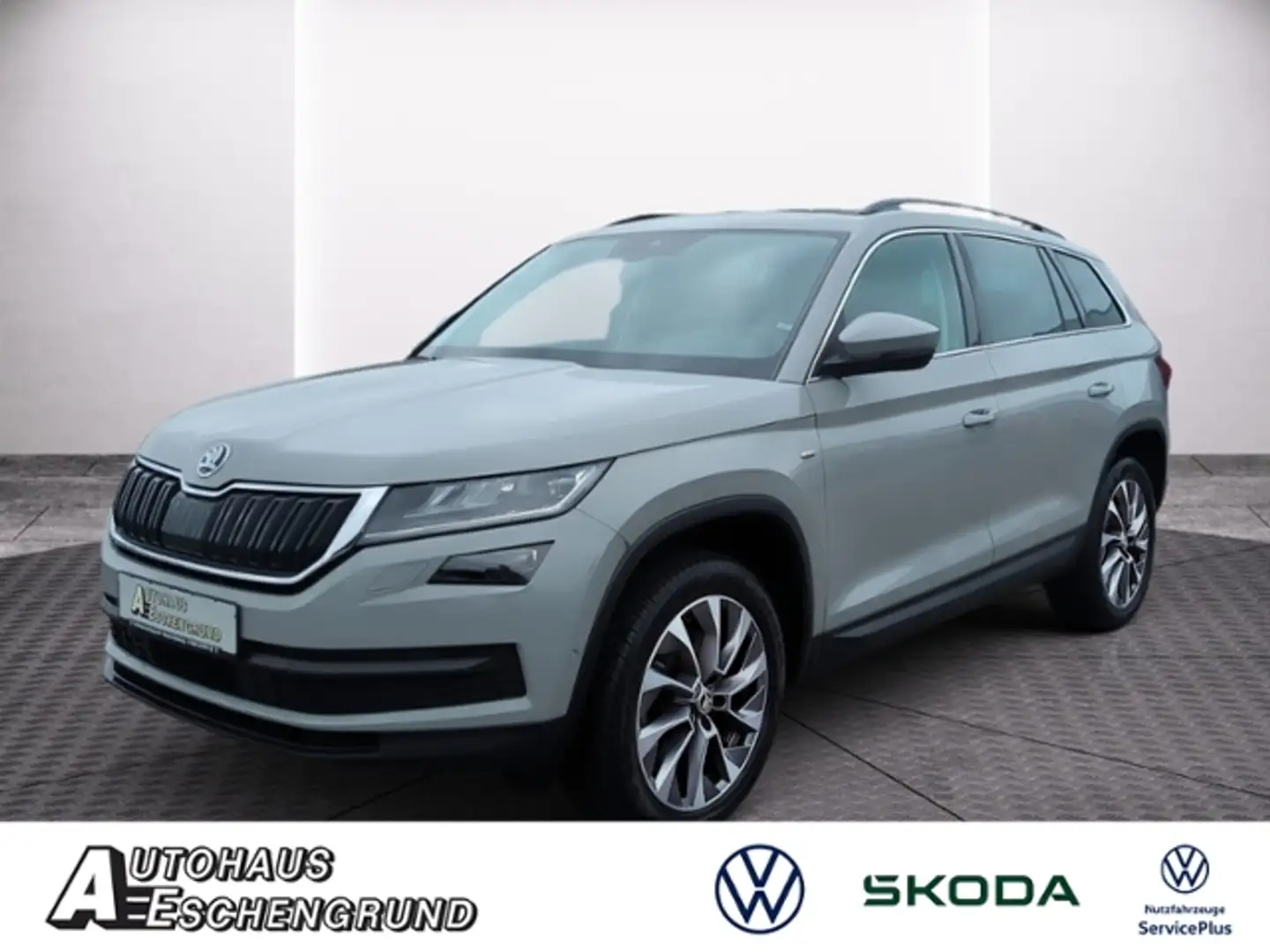 Skoda Kodiaq 2.0 TSI DSG 4x4 Clever AHK NAVI TRAVELLER PLUS Gris - 1