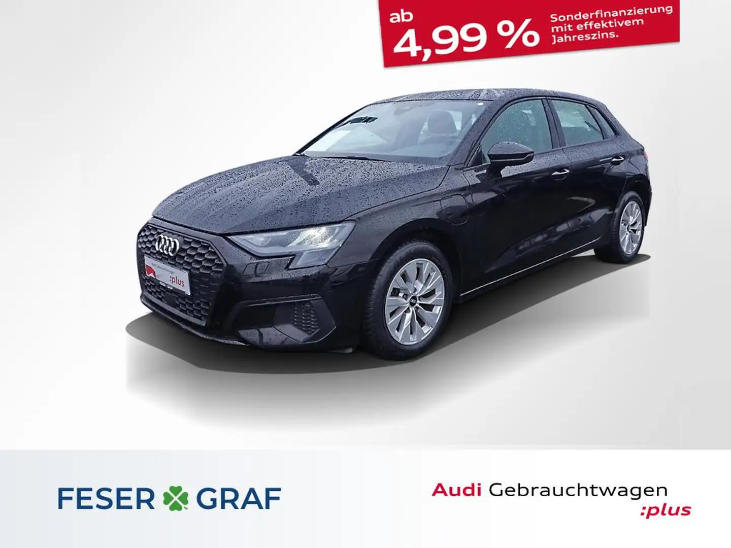 Audi A3 40 TFSI e S tronic SHZ PDC GRA Schwarz - 1