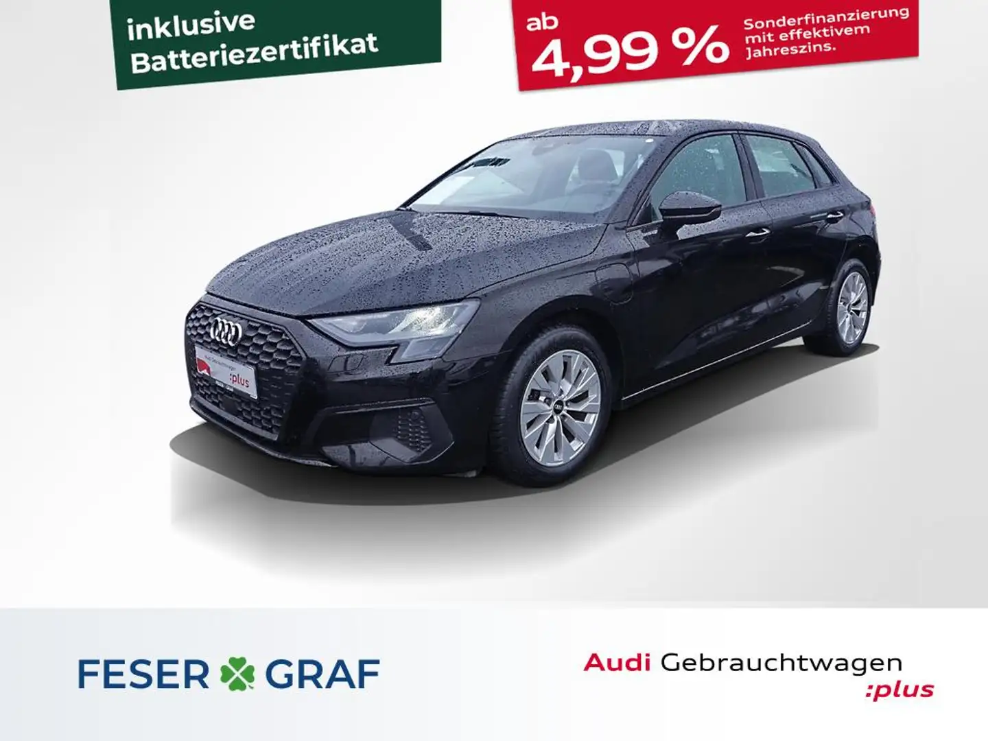 Audi A3 40 TFSI e S tronic SHZ PDC GRA Zwart - 1