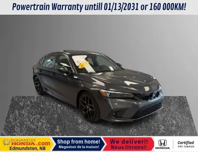 Gray 2024 Honda Civic Hatchback Hatchback Front-Wheel Drive Automatic