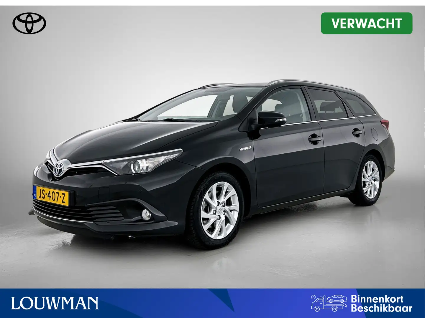 Toyota Auris Touring Sports 1.8 Hybrid Lease pro | Trekhaak | P Zwart - 1