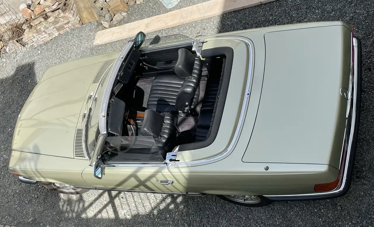 Mercedes-Benz SL 280 R107 E 28 Caprio H Kennzeichen Distelgrünmetallic, foto 2