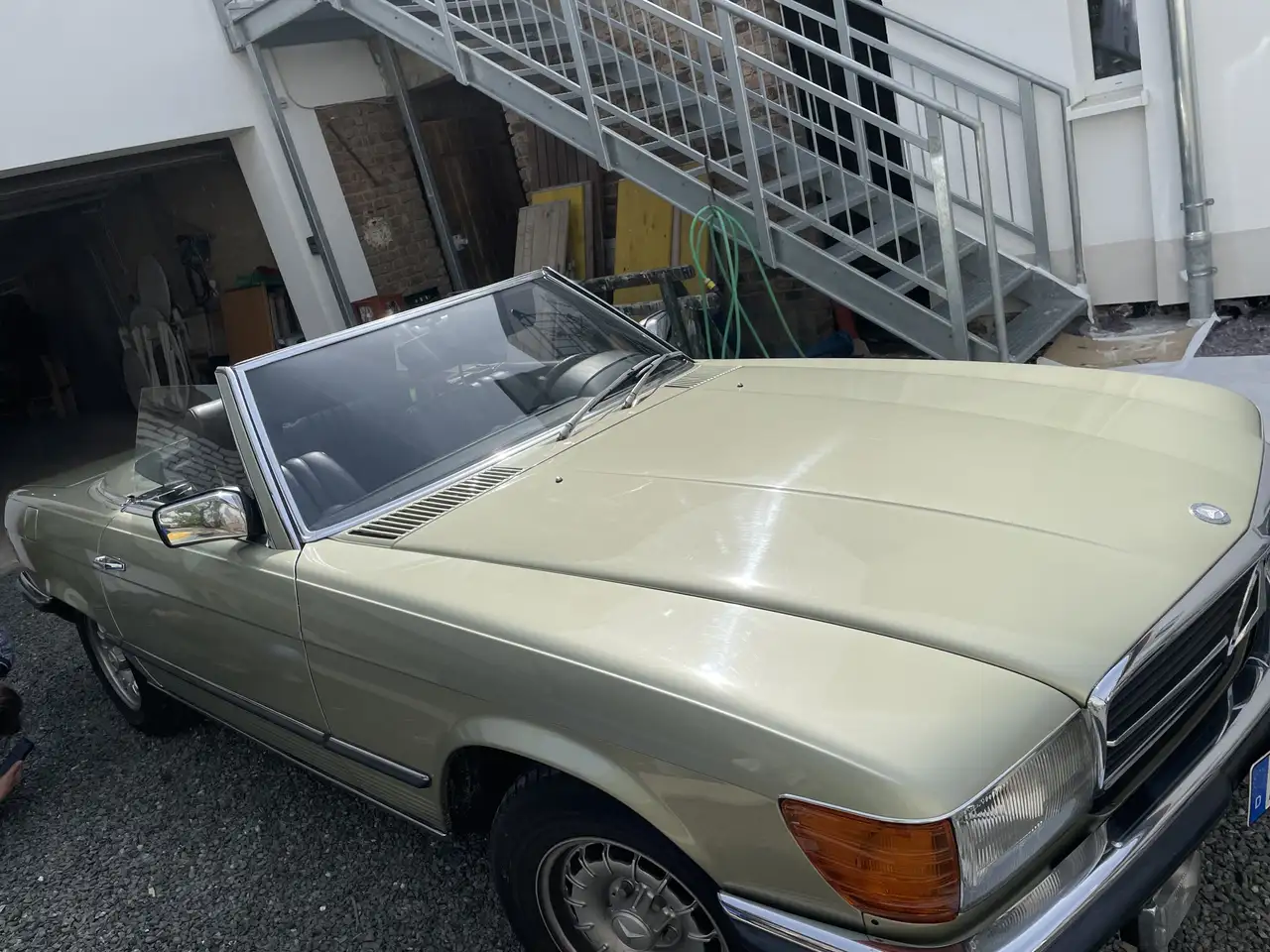 Mercedes-Benz SL 280 R107 E 28 Caprio H Kennzeichen Distelgrünmetallic, foto 1