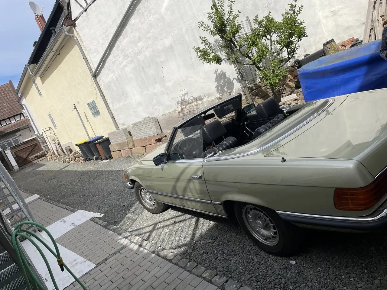 Mercedes-Benz SL 280 R107 E 28 Caprio H Kennzeichen Distelgrünmetallic, foto 3