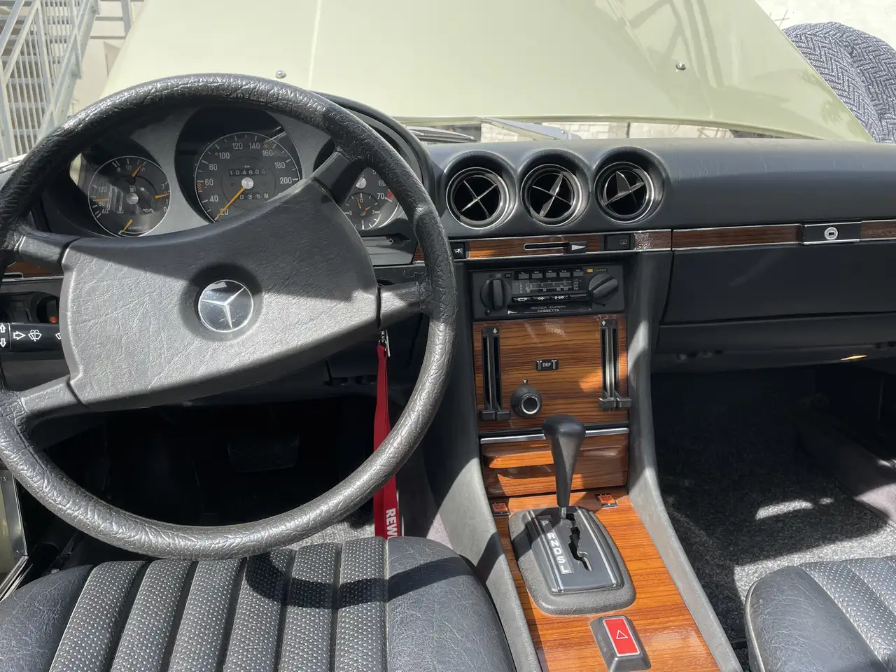 Mercedes-Benz SL 280 R107 E 28 Caprio H Kennzeichen Distelgrünmetallic, foto 7