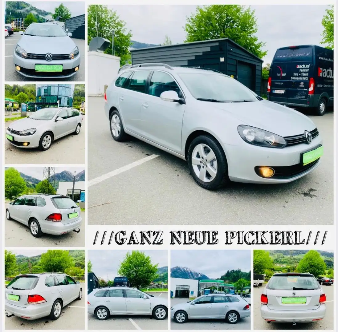 Volkswagen Golf Variant Highline BMT 1,6TDI Pickerl bis11/2025 Silber - 1