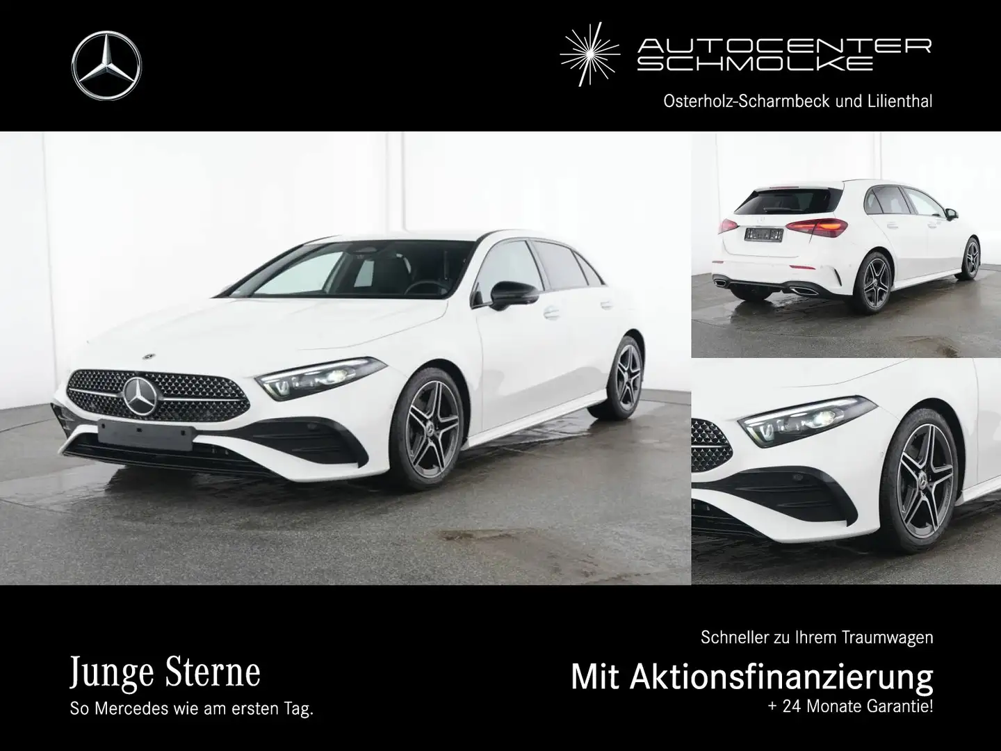 Mercedes-Benz A 200 A 200 AMG+ TOTWI*360°*MULTIBEAM*AMBIENTE*MBUX*.. Weiß - 1