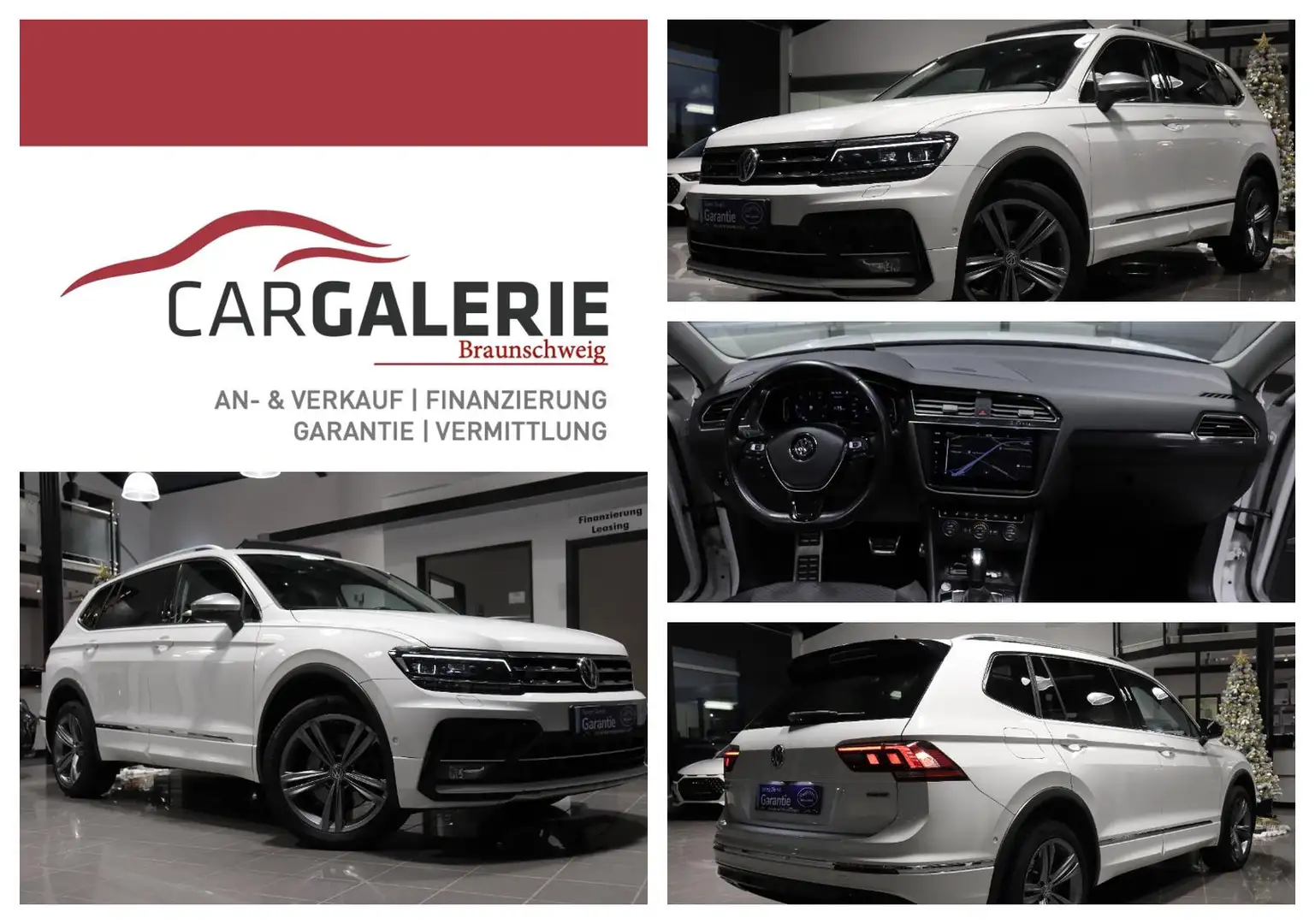 Volkswagen Tiguan Allspace 2.0 TDI 4Mot* R-LINE*7SITZ*AHK* Weiß - 1