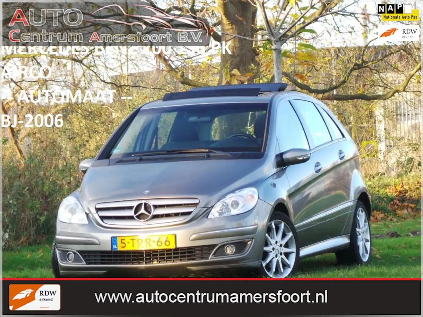 Mercedes-Benz B 200 AUTOMAAT + INRUIL MOGELIJK ) Grijs - 1