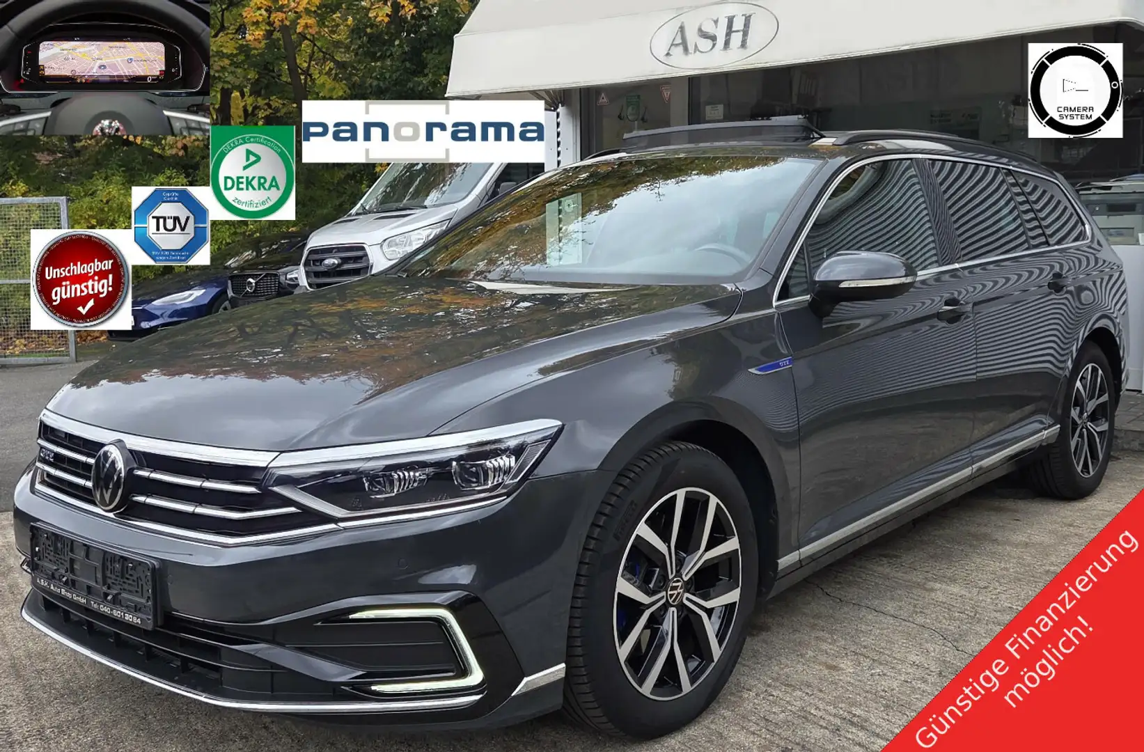 Volkswagen Passat GTE.Matrix.NavPro.IQ.DigTach.Mass.Cam.Lenkr.Hzg. Grau - 1
