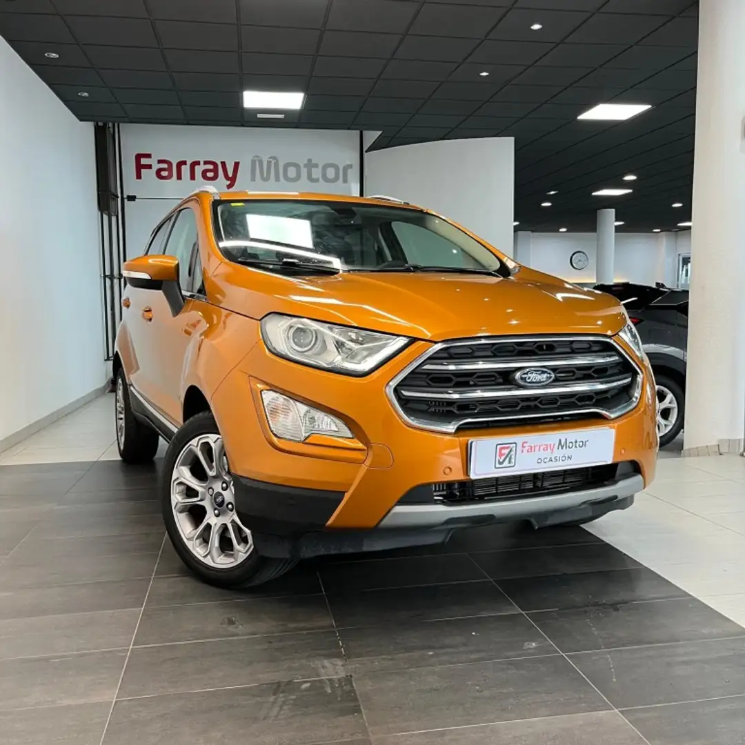 Ford EcoSport 1.0 EcoBoost Titanium S 125 Orange - 2