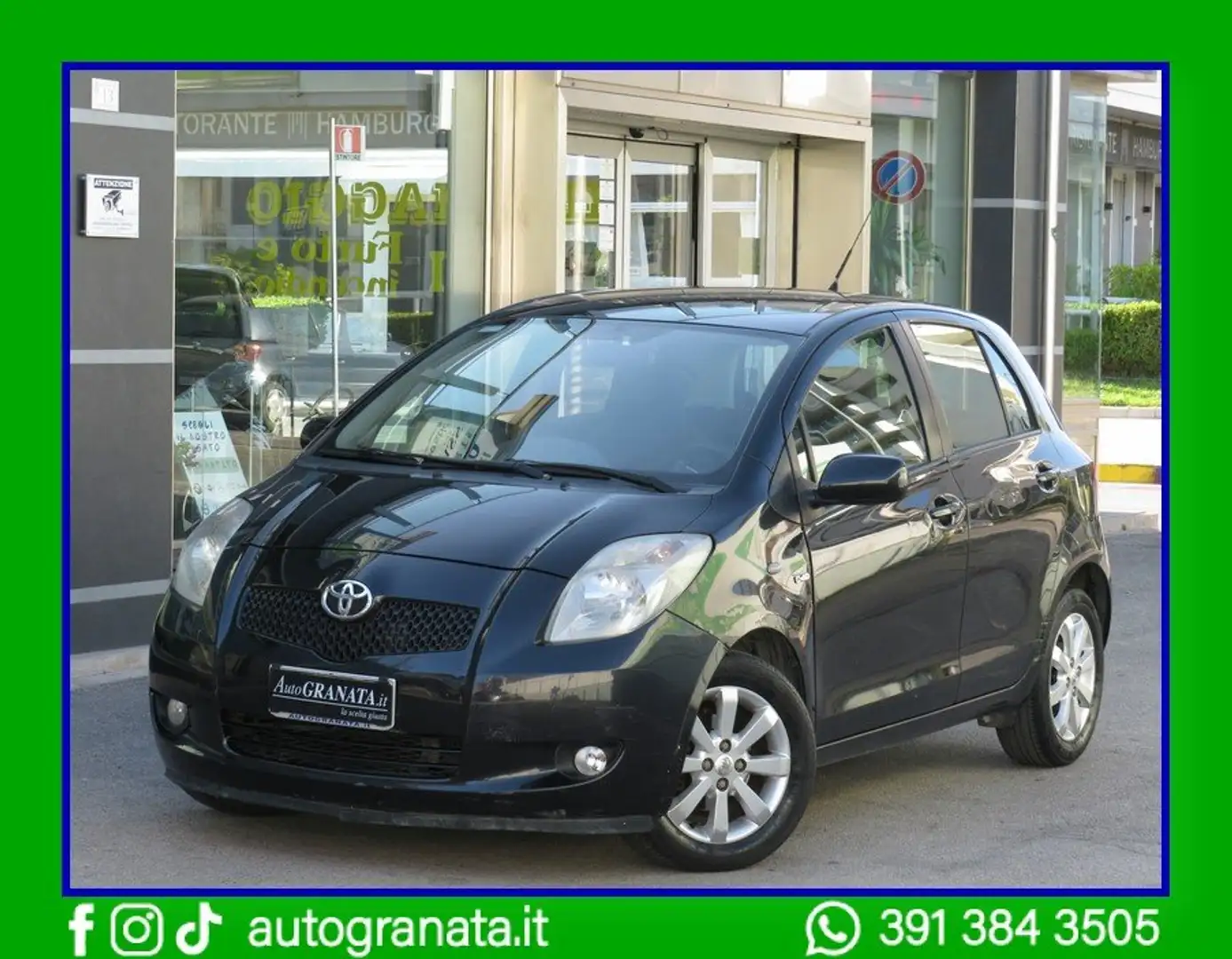 Toyota Yaris 1.4 d4d Active 90cv 5p. Nero - 1