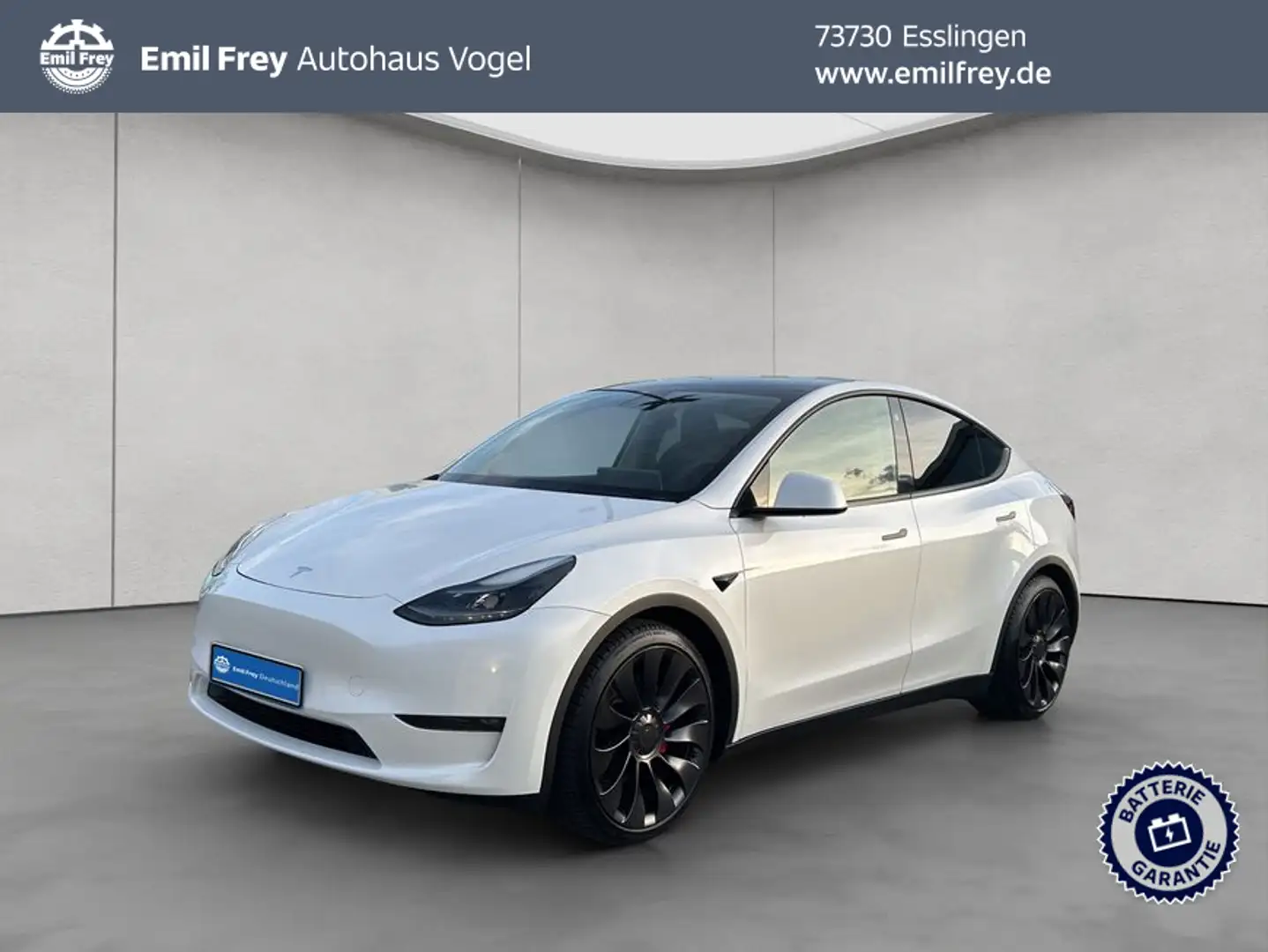 Tesla Model Y Performance Dual Motor AWD Weiß - 1