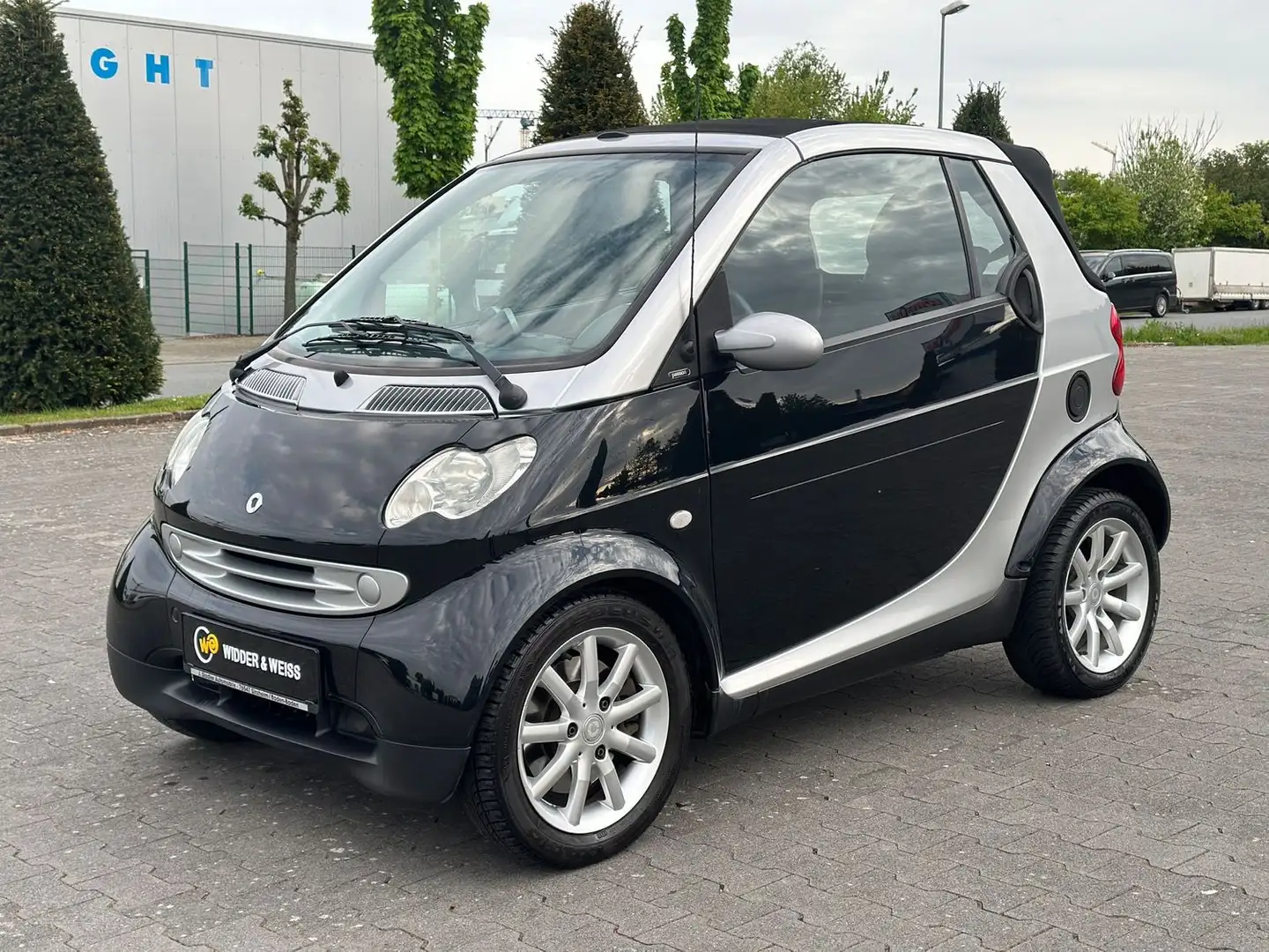 smart forTwo 0.7 Turbo Grandstyle Cabrio Argent - 1