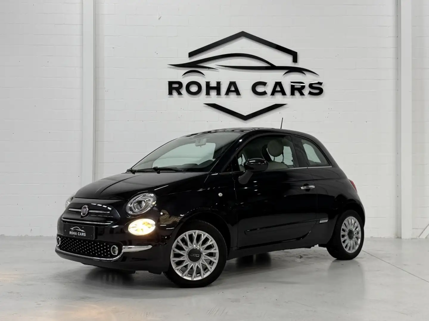 Fiat 500 1.2 Lounge *1e eigenaar* Zwart - 1