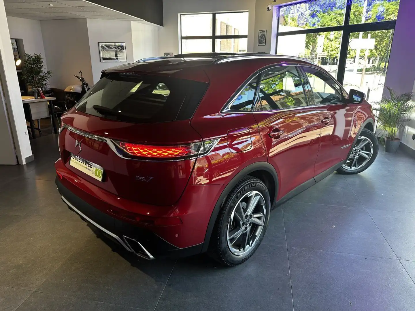 DS Automobiles DS 7 Crossback DS7 BlueHDi 180 EAT8 RIVOLI / ENTRETIEN / TOIT OUV Rouge - 2