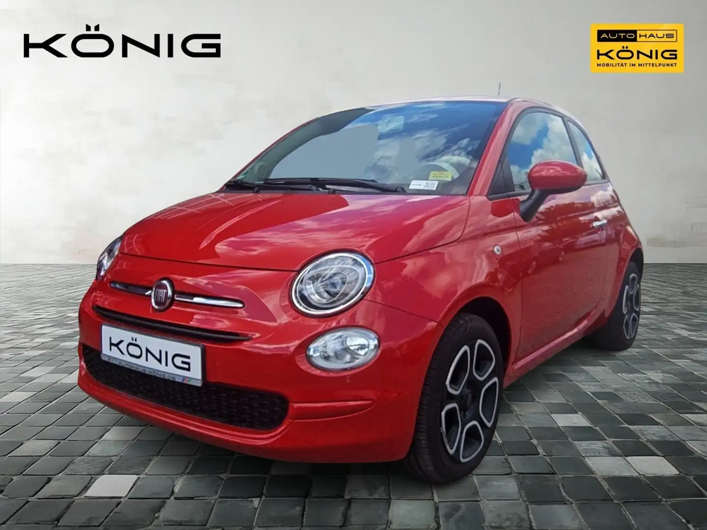 Fiat 500 MY22 1.0 GSE Hybrid CLUB 51kW (70PS) Rouge - 1