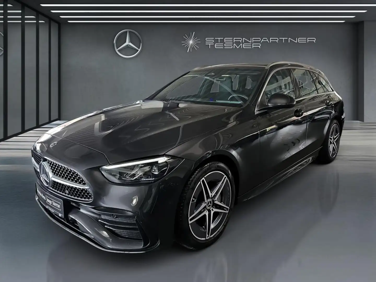 Mercedes-Benz C 300 T AMG +KAMERA+LED+AMBIENTE+DISTRONIC+AHK Gris - 2
