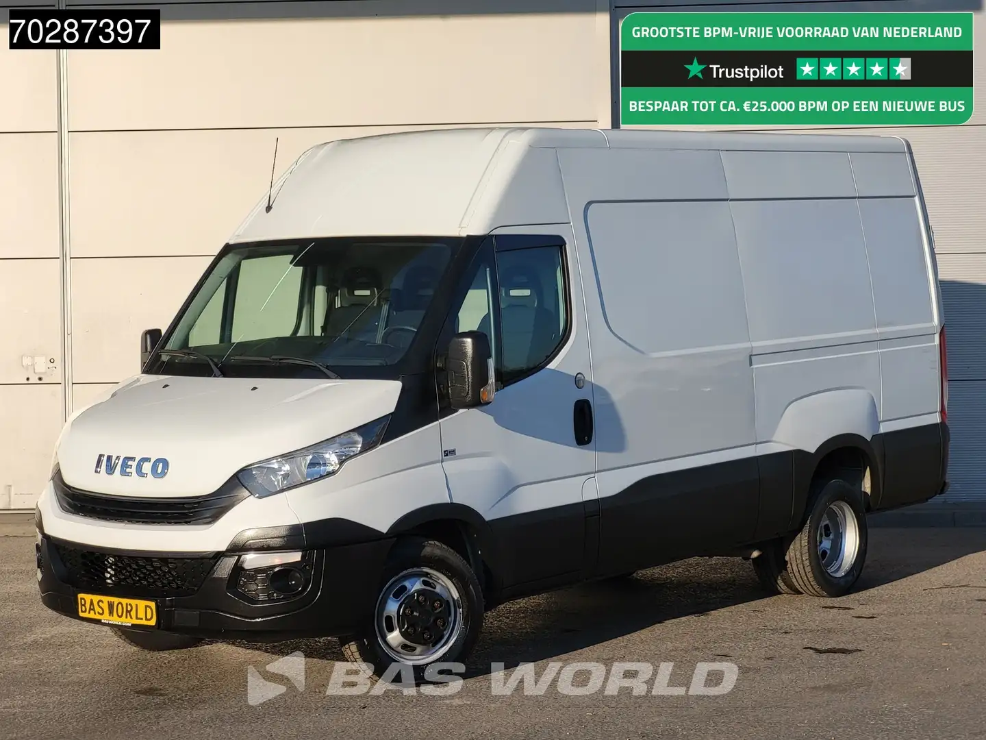 Iveco Daily 35C14 L2H2 3,5t Trekhaak Airco Cruise Euro6 L2 12m Wit - 1