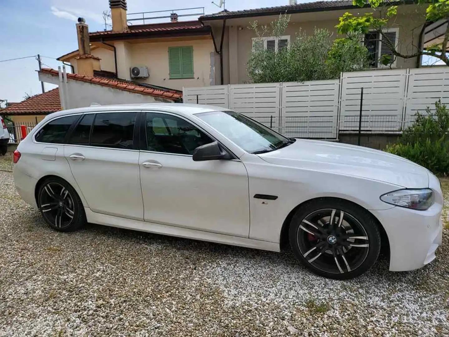 BMW 520 520d Touring Msport Bianco - 1