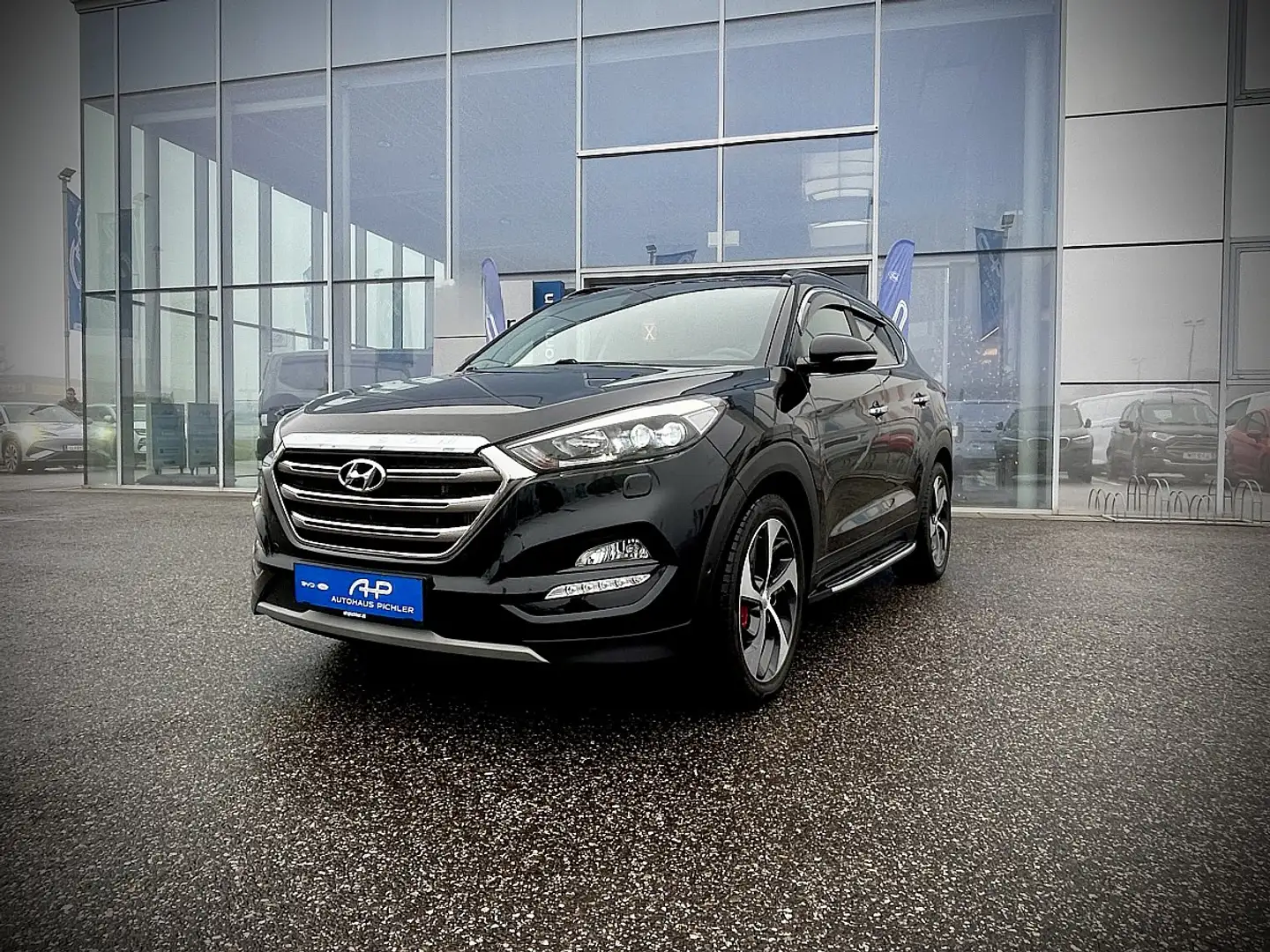 Hyundai TUCSON Tucson 2,0 CRDI 4WD Platin Aut. RÜCKFAHRKAMERA/... Schwarz - 2